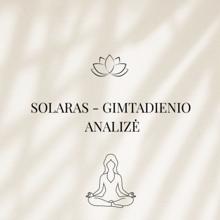 Gimtadienio prognozė SOLARAS