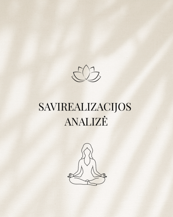 Savirealizacijos analizė